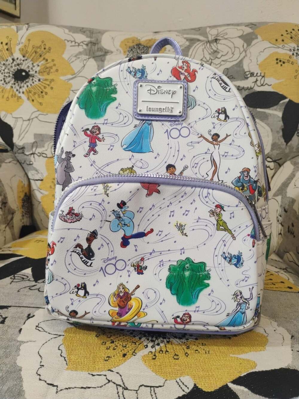 Disney Parks 100 Years Special Moments Allover Print Mini Backpack Loungefly